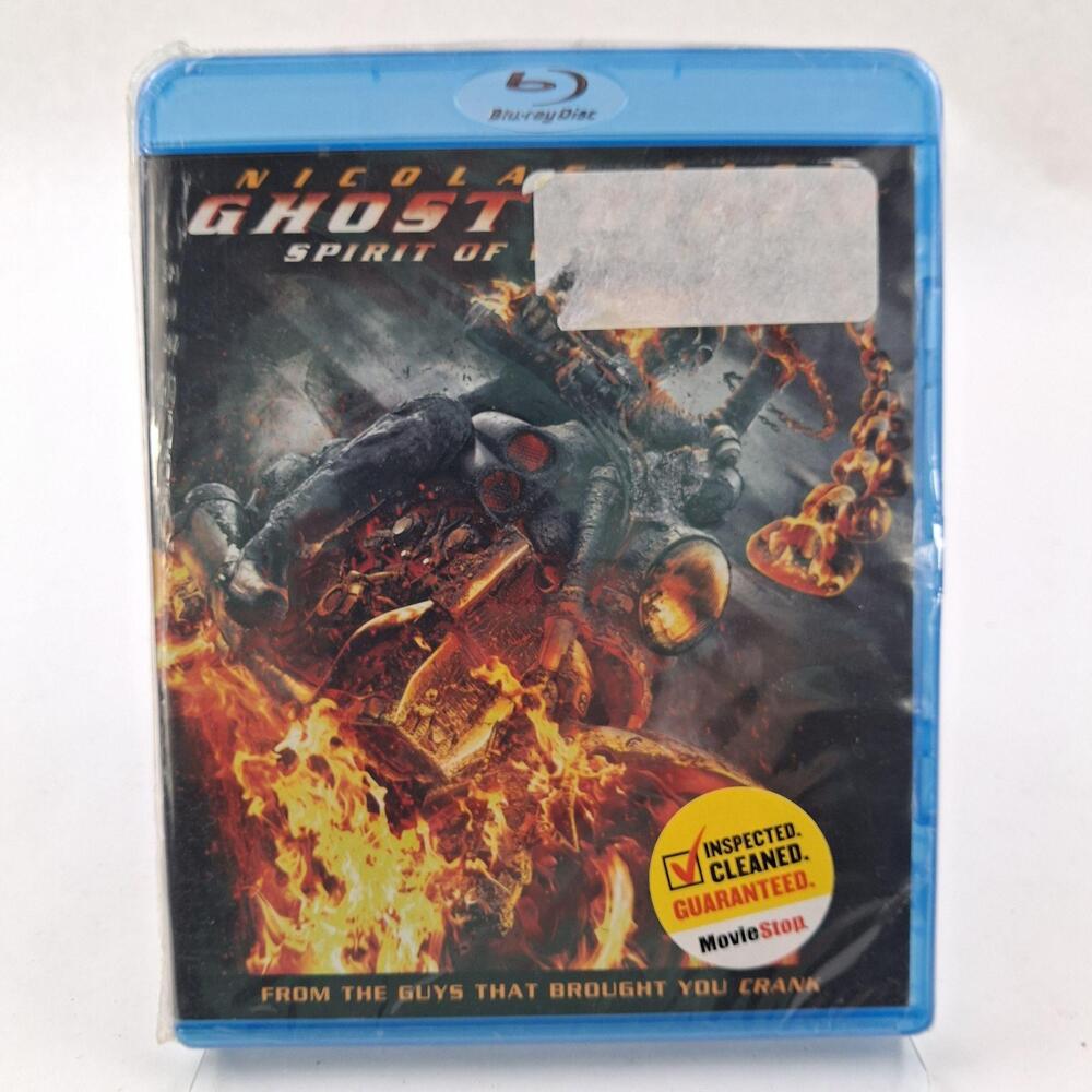Ghost Rider Spirit Of Vengeance Blu-Ray Nicolas Cage Marvel Sony Action Movie